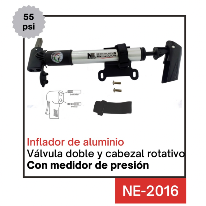 Inflador de mano New Evolution 2016