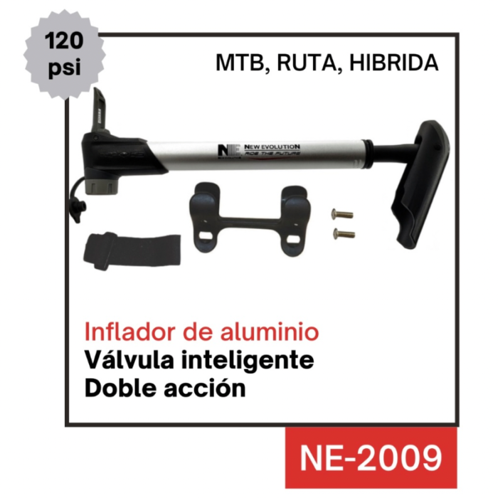 931D8897-18CD-406C-B182-BCAFFAF2127A Inflador de mano New Evolution 2009 - Imagen 1