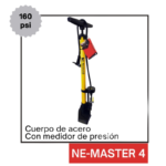 Inflador de pie New Evolution Master 4