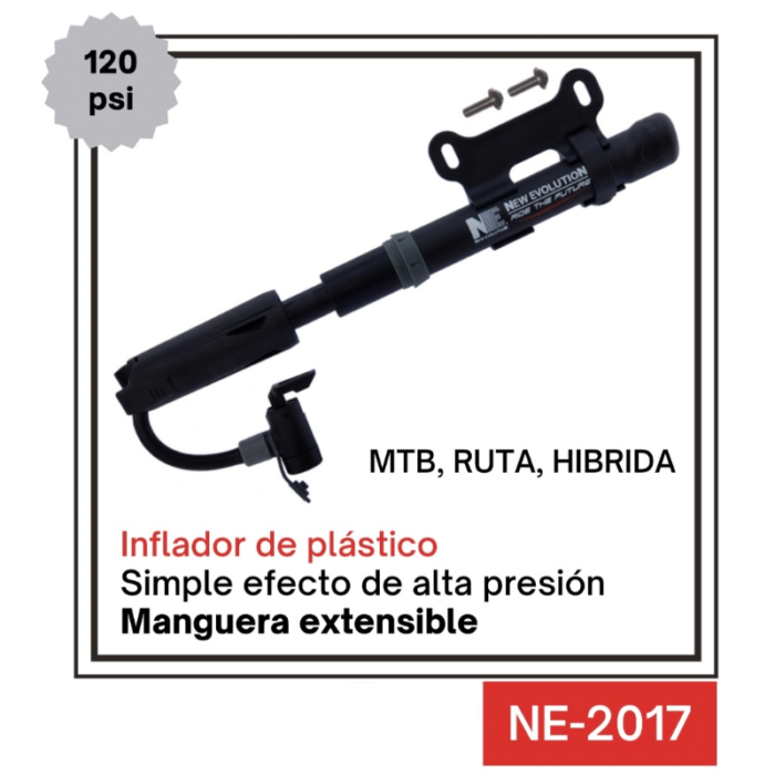 Inflador de mano New Evolution 2017