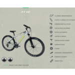 Bicicleta Rodado 29 MTB FOXTER 1.0 (24 vel.) - Imagen 2