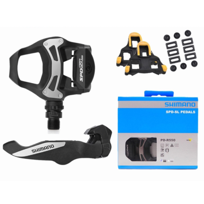 Pedal con trabas de ruta Shimano R550