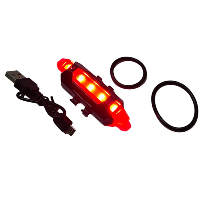 Luz 5 led recargable USB Trasera o Delantera