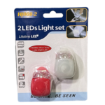 Luz led cuerpo de silicona trasera y delantera