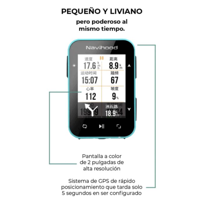 Plantilla 800x800 Ciclo computadora Navihood L2 GPS - Imagen 6